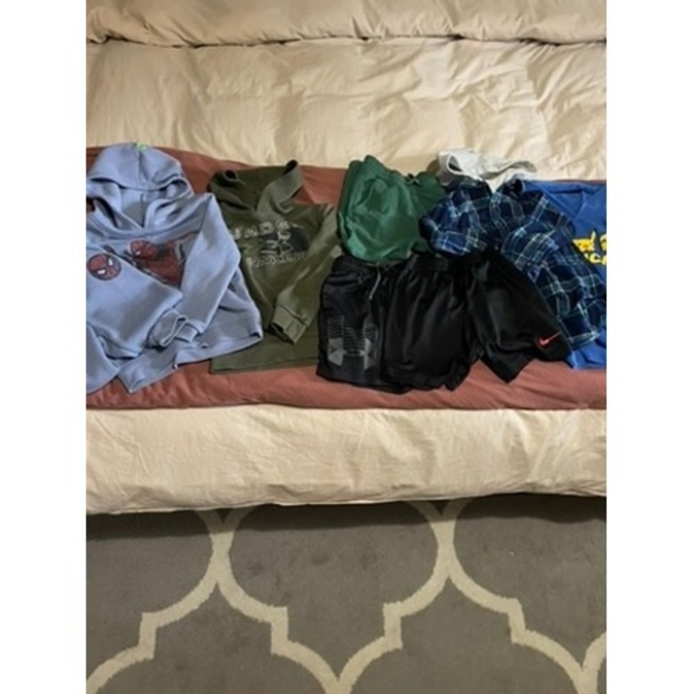 Boys Clothing Bundle Under Armour Nike Marvel Spiderman Pikachu Size YXS 5